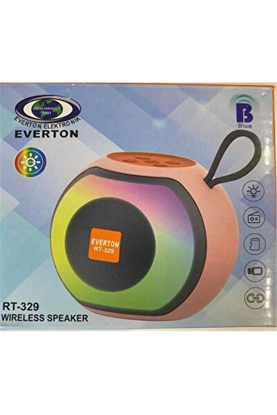 Everton RT-329 Mini Taşınabilir Bluetooth Hoparlör RGB Işıklı Şarjlı FM Radyo...