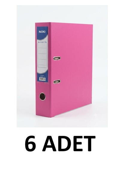 Noki 6 Pieces A4 Wide Plastic Folders