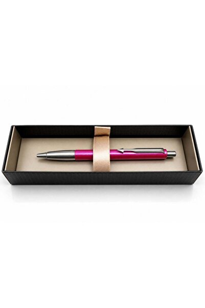 Parker قلم حبر جاف، لون وردي معدني لامع بتأثير ثنائي اللون، قلم أنيق للكتابة ...