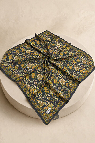 İlkbenaldim Zer Floral Patterned Hijab Scarf – Stylish Women's Scarf Models