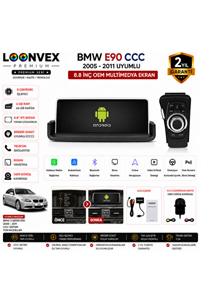 LOONVEX BMW E90 CCC 2005-2011 OEM Multimedya Ekran
