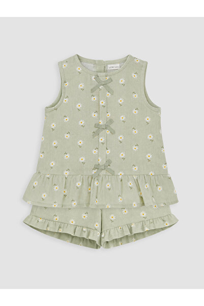 LC Waikiki I Papatya Embroidered Baby Girl Shorts Set from Freezen Store