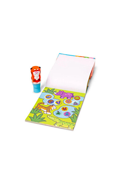 Melissa & Doug Autocolant Wow Tigru, ștampilă autocolantă Melissa and Doug