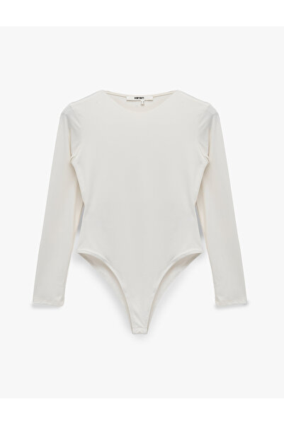 Koton Bisiklet Yaka Uzun Kollu Bodysuit