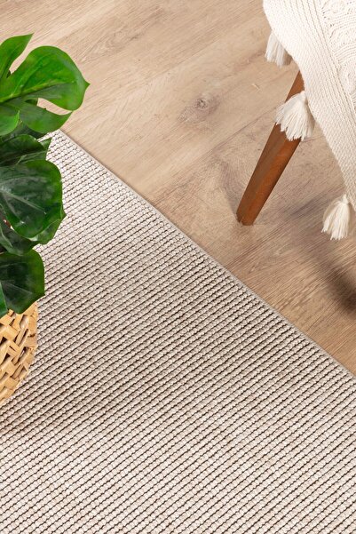 Ellya Home LUNA Loop Bej Bukle Halı Modern Yumuşak Dokulu Salon Halısı Mutfak...
