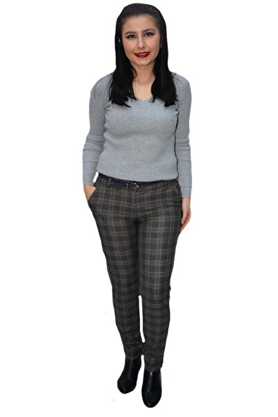 OEM Pantaloni dama Danan in carouri,maro