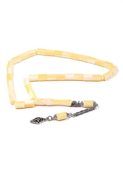 TESBİHKENTİ Cut Model Beirut Powder Amber Prayer Beads