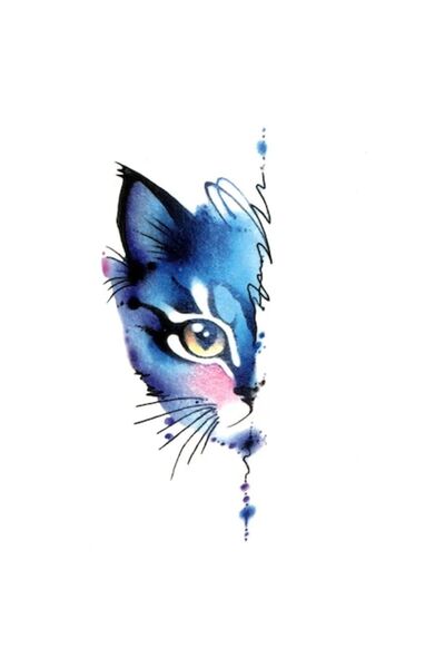 FlashTattoosRomania Tatuaj Temporar, Tatuaje Flash România, Meow Meow (Mini),...