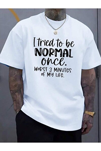 4Car Men'S Short-Sleeve Crew Neck T-Shirt Featuring The Quote 'I Tried To Be ...