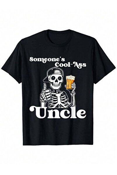 KYMC07 Funny Cool- T-Shirt 100% Cotton Short Sleeve Tee With Thumbs Up Skelet...
