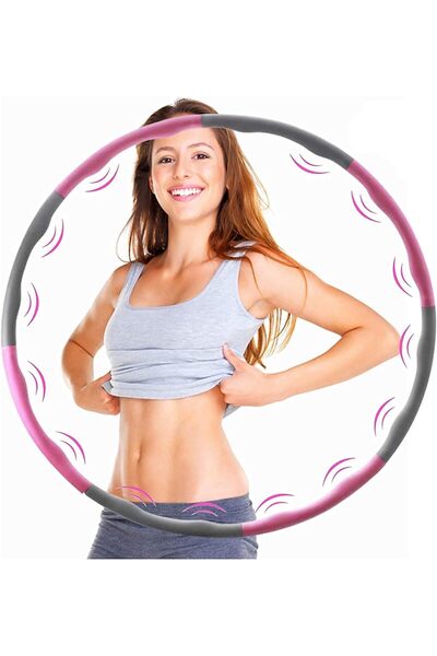 Generic HUla Hoop for Adults Exercise 8 Section Detachable Hula Hoop, Hoola H...