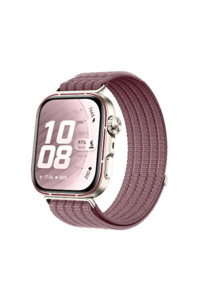 Techsuit Υφασμάτινο Λουράκι Μωβ (Huawei Watch Fit 5)