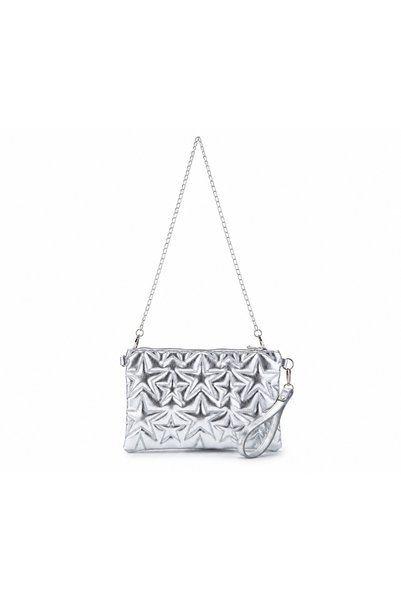 ZÇBUTİK Women's Clutch Star Portfolio Star Bag Chain Strap Hand and Shoulder Bag 27X19 cm
