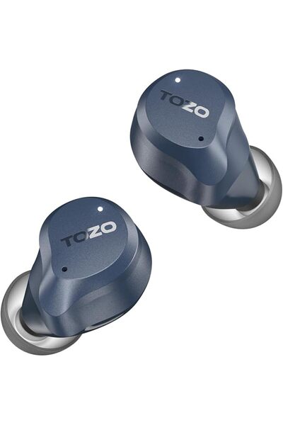 TOZO سماعات أذن لاسلكية T10 (إصدار مريح) بتقنية بلوتوث 5.3، مع تخصيص المعادل ...