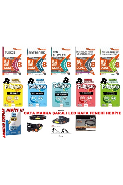 8.SINIF LGS 2026-2027 MÜFREDAT KONU ANLATIM VE DENEME TÜM DERSLER SET