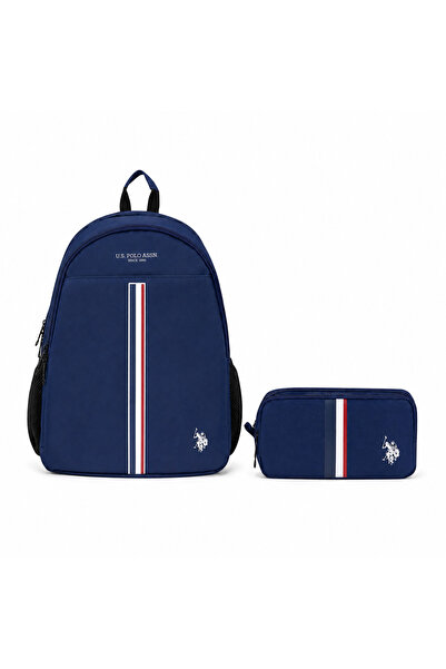 U.S. Polo Assn. Plcan25045، Plcan25048، Plcan25047 حقيبة ظهر مدرسية وطقم حامل...