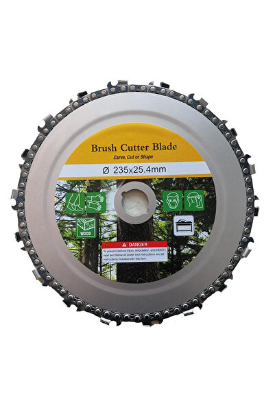 OEM Δίσκος Κοπής Ξύλου Φ235×25.4mm με 18 λεπίδες Αλυσίδας Αλυσοπριόνου Δισκοπ...
