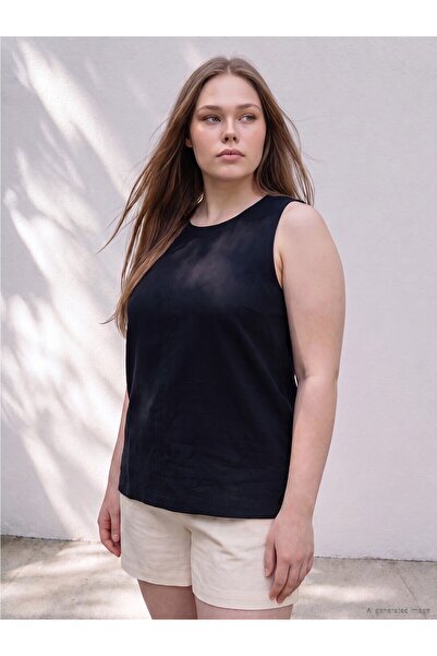 LC Waikiki Original Plus Size Modal Blend Blouse