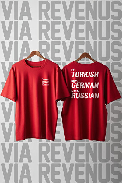 Vordevia Jedi tursku, vozi nemačku, oženi Ruskinju, široka unisex majica od 1...