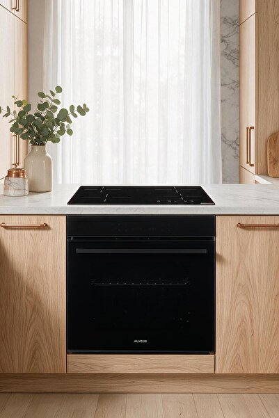 Alveus Obsidyen Digital Siyah 2'li Ankastre Set(VİTRO-MFA829)