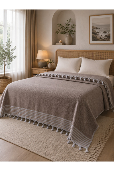 Erays Home Modern V Pattern Bedspread 200X230