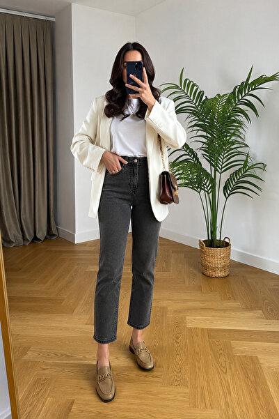 sion jeans Füme BoyFriend Mom Jean Γυναικείο τζιν παντελόνι ψηλόμεσο για καθη...