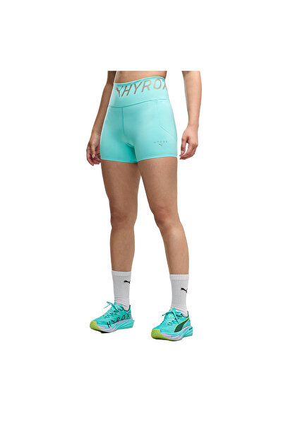 Puma x Hyrox Pwrmode 4" Short Kadın Yeşil Antrenman Tayt 52915120
