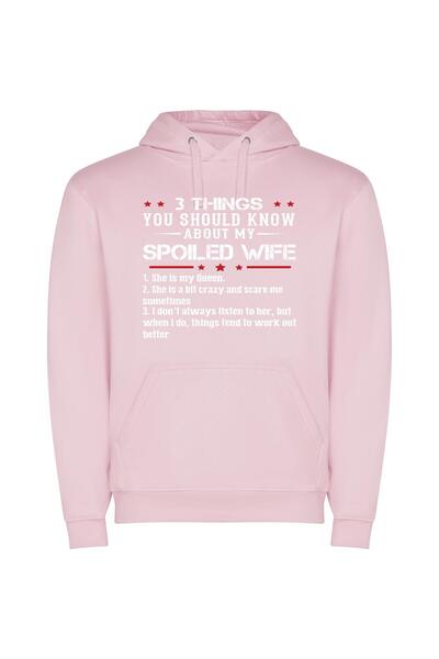 iLovePrints Consistent Red Star Alignment Φούτερ με κουκούλα σε χρώμα Ροζ