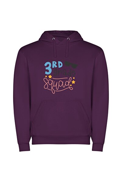 iLovePrints Starry Eyed Grad Squad Φούτερ με κουκούλα σε χρώμα Μωβ