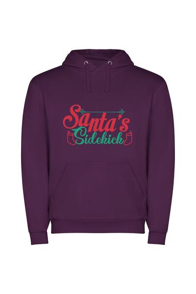 iLovePrints Sleigh chic: Adobe, Shutterstock Φούτερ με κουκούλα σε χρώμα Μωβ