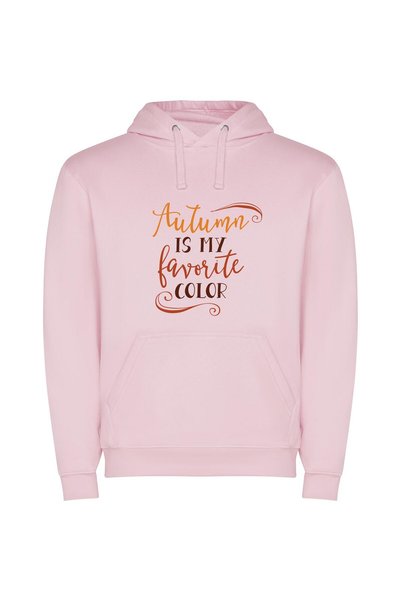 iLovePrints Autumn Hues Perfection Φούτερ με κουκούλα σε χρώμα Ροζ