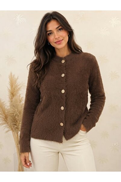 ASEZ BUTİK ZERAFETİN ADRESİ كارديجان نسائي من Asez Butik بياقة بولو ونسيج ناع...