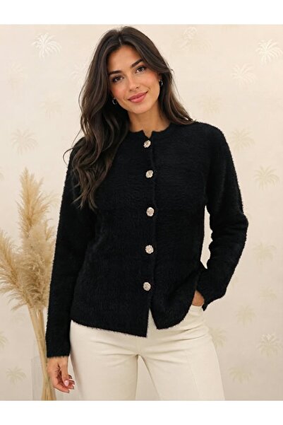 ASEZ BUTİK ZERAFETİN ADRESİ كارديجان نسائي من Asez Butik بياقة بولو ونسيج ناع...