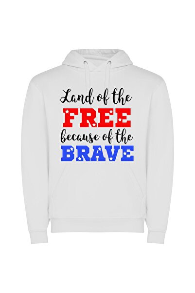iLovePrints Proud Patriot's Freedom Celebration Φούτερ με κουκούλα σε χρώμα Λ...