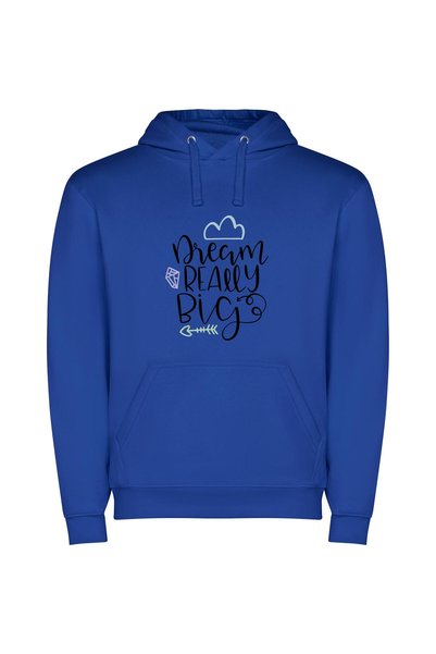 iLovePrints Whimsical Dream Chasers Φούτερ με κουκούλα σε χρώμα Μπλε