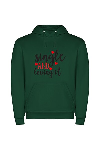 iLovePrints Solo: Embracing Self-Individuality Φούτερ με κουκούλα σε χρώμα Πρ...