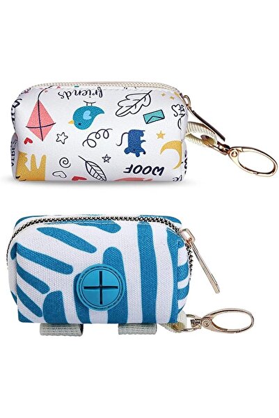 GENERAL Poop Bag Dispenser for Dogs, 2 Pieces Poop Bag Dispenser Lead, Dog Wa...
