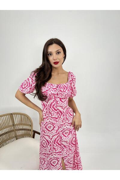 MODA ŞEHRİ 5518 فستان-كانساس سيتي