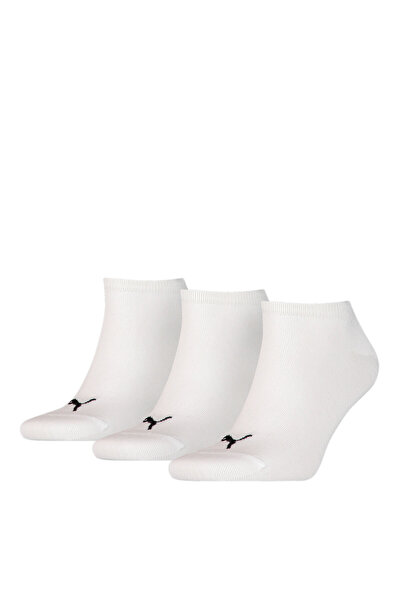 Puma Unisex Plain Sneaker Trainer Socks 3 Pack
