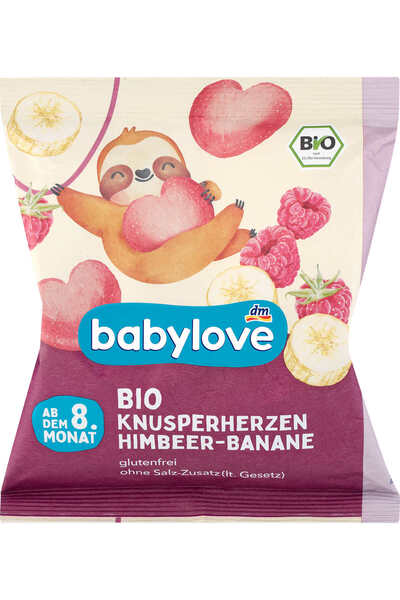 OEM Chips cu banane și zmeură pentru copii 8+, 30 g