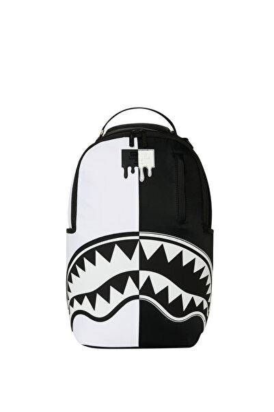 Sprayground ®   Σακίδιο Πλάτης Στένσιλ Σαρκ Σέντραλ B9633 - Μαύρο / Λευκό - ε...