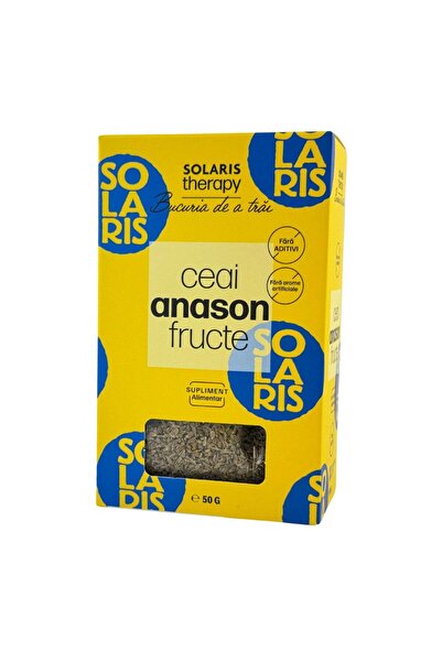 Solaris Plant Ceai Plante Anason 50g, aromă plăcută, destinat ceainicului