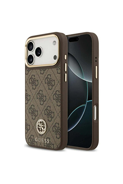 Guess Husă pentru iPhone 17 Pro Max, Hardcase 4G Strass Logo MagSafe (GUHMP17...