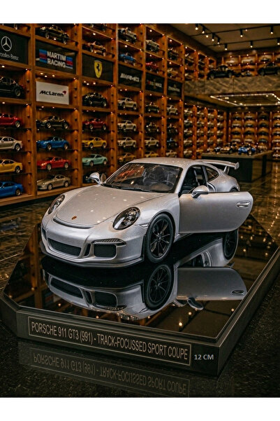 OYUNCAKSAHİLİ Porsche 911 GT3 RS Metal Araba 12cm Koleksiyon Orjnal Model Kap...