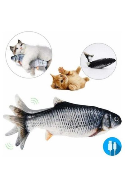 Pet Pretty Catnipli Hareketli Oynayan Balık Kedi Ve Köpek Oyuncak