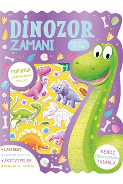 İndigo Çocuk Dinozor Zamanı - Çıkartmalı Aktivite Kitabı