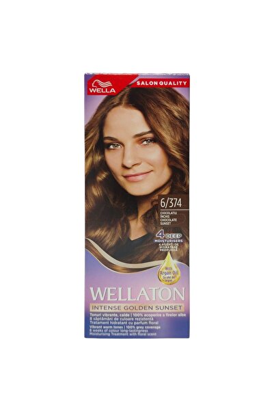 Wellaton Hair Dye, Wellaton, 6/374 Dark Chocolate