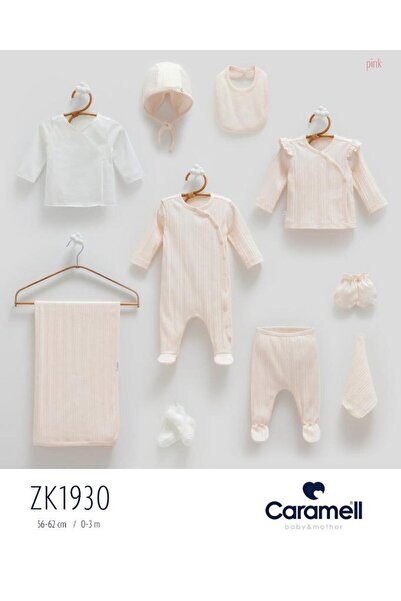 Caramell 100% Cotton Beauty Girl 10 Piece Hospital Outfit Set Pink Crml.Zk193...
