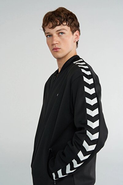 hummel Archive Zip Jacket 922359-2001 Black Men's Zipper Sweatshirt