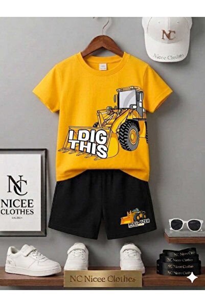 Leto Lykia Summer Children's T-Shirt Shorts Unisex (Dozer Printed)
